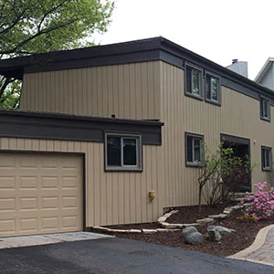 Channel lap siding example with sleek shadow lines